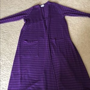 Purple LuLaRoe Sarah small